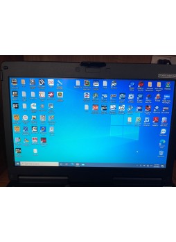 CF53 laptop installed Heavy Duty Diagnostic software for Cat Cummins Detroit Mack Volvo International Hino Paccar Perkins John Deere Allison Isuzu JPRO